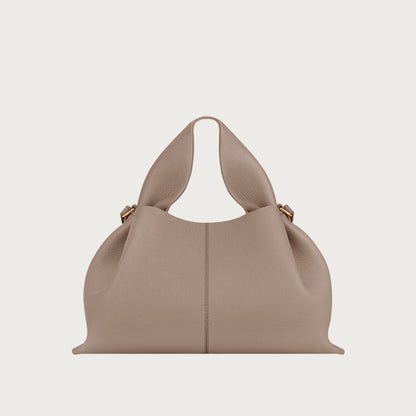 Genuine Leather Dumpling Shoulder Bag