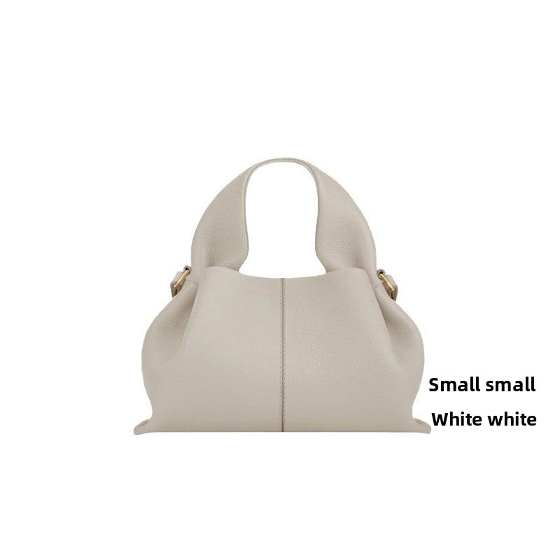 Genuine Leather Dumpling Shoulder Bag