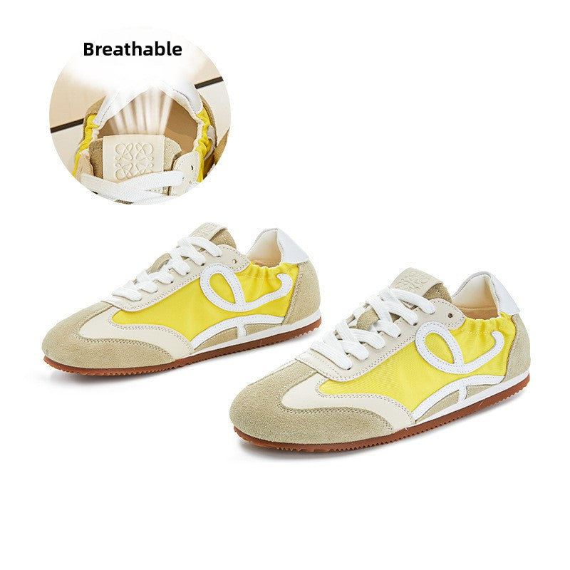Genuine Leather Flat Ballet Shoes for Women