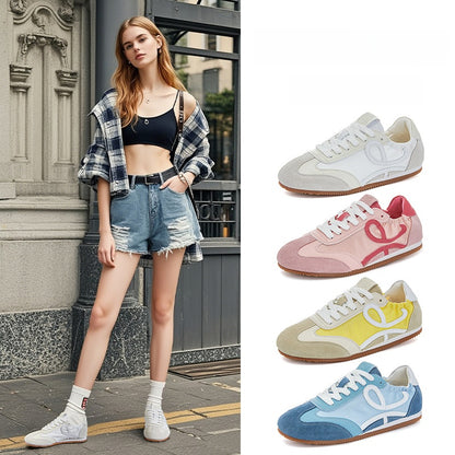 Genuine Leather Flat Ballet Shoes for Women