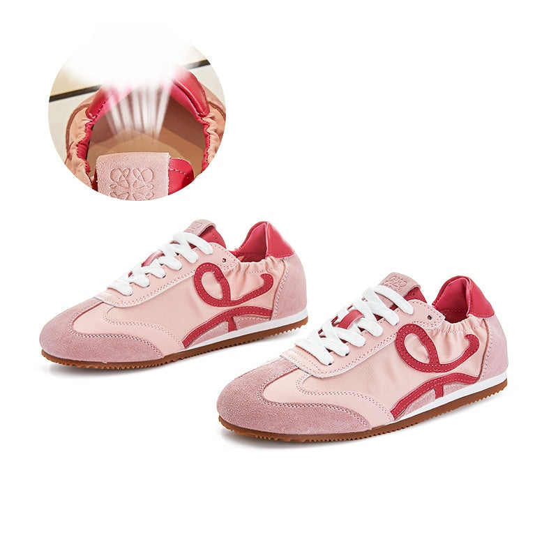 Genuine Leather Flat Ballet Shoes for Women