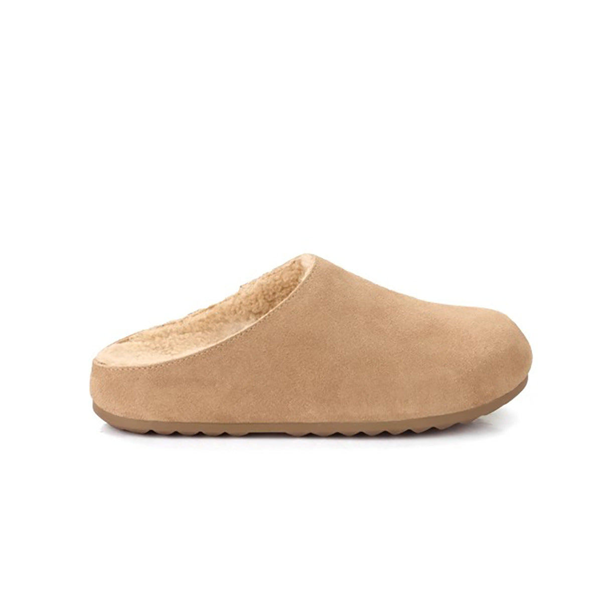 Genuine Leather Flat Sole Slip-On Slippers for Women