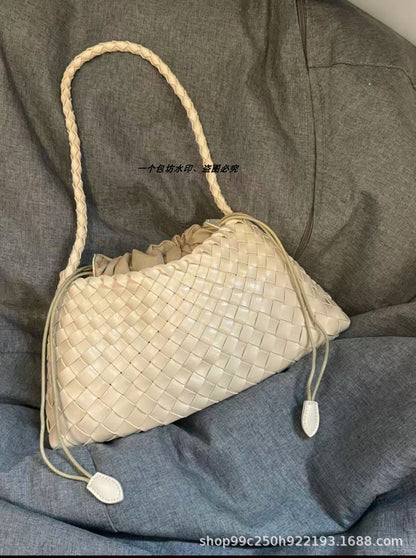 Genuine leather hand-woven bags