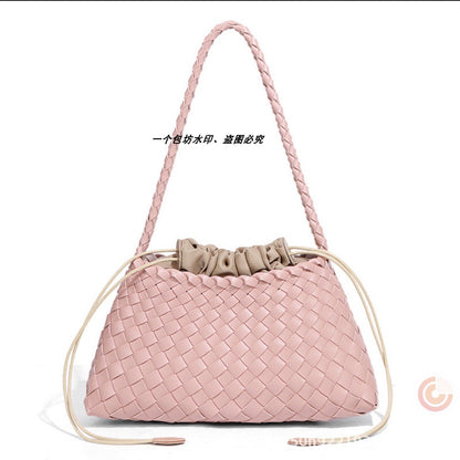 Genuine leather hand-woven bags