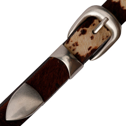 Genuine Leather Horse Hair Belt