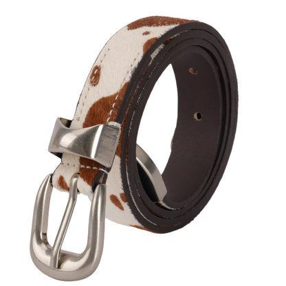 Genuine Leather Horse Hair Belt