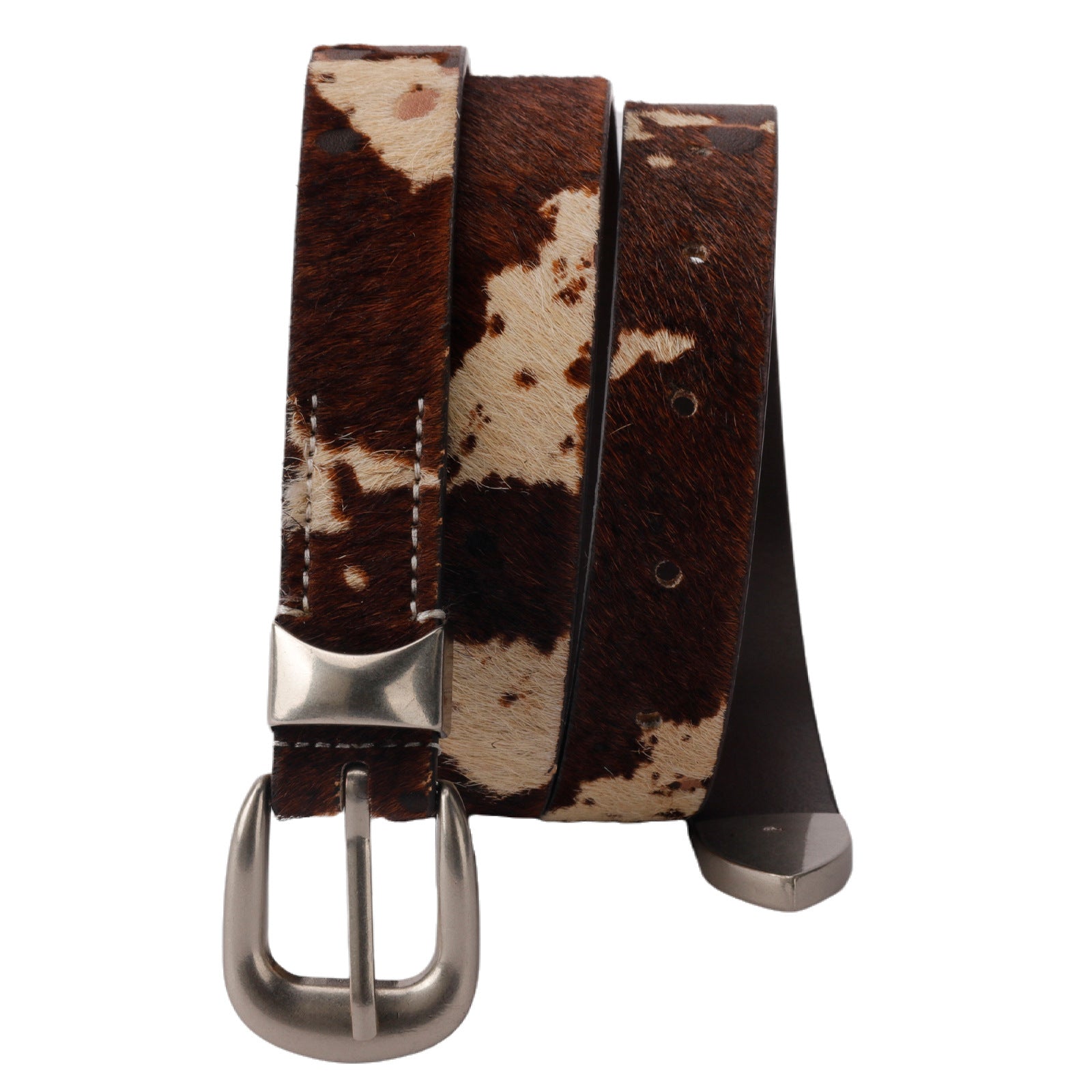 Genuine Leather Horse Hair Belt