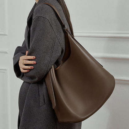 Genuine Leather Large Capacity Tote Bag