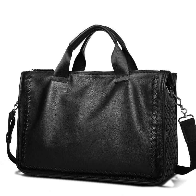 Genuine Leather Men's Business Briefcase