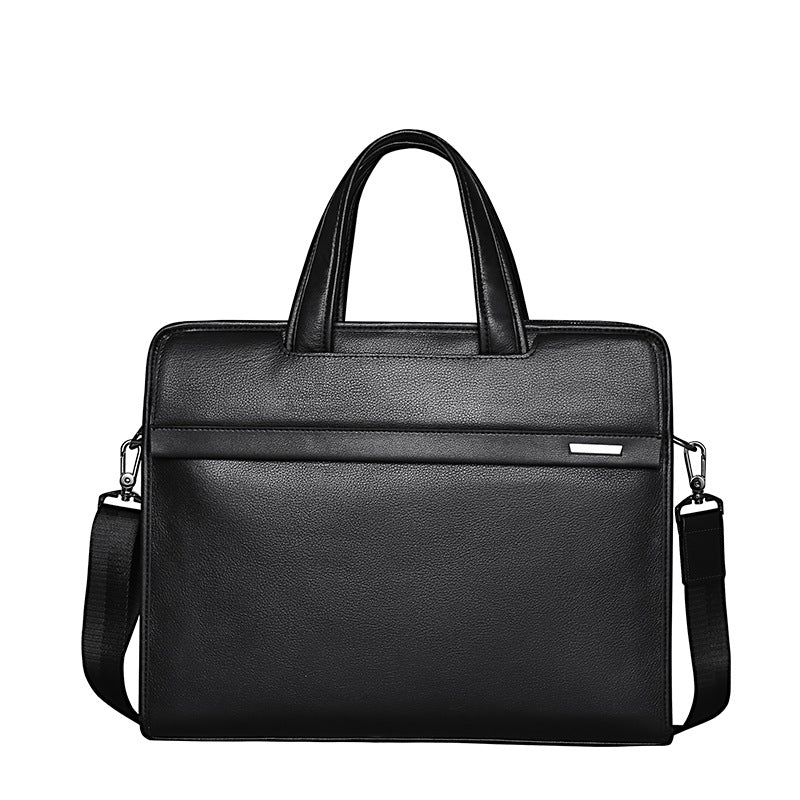 Genuine Leather Men's Business Briefcase