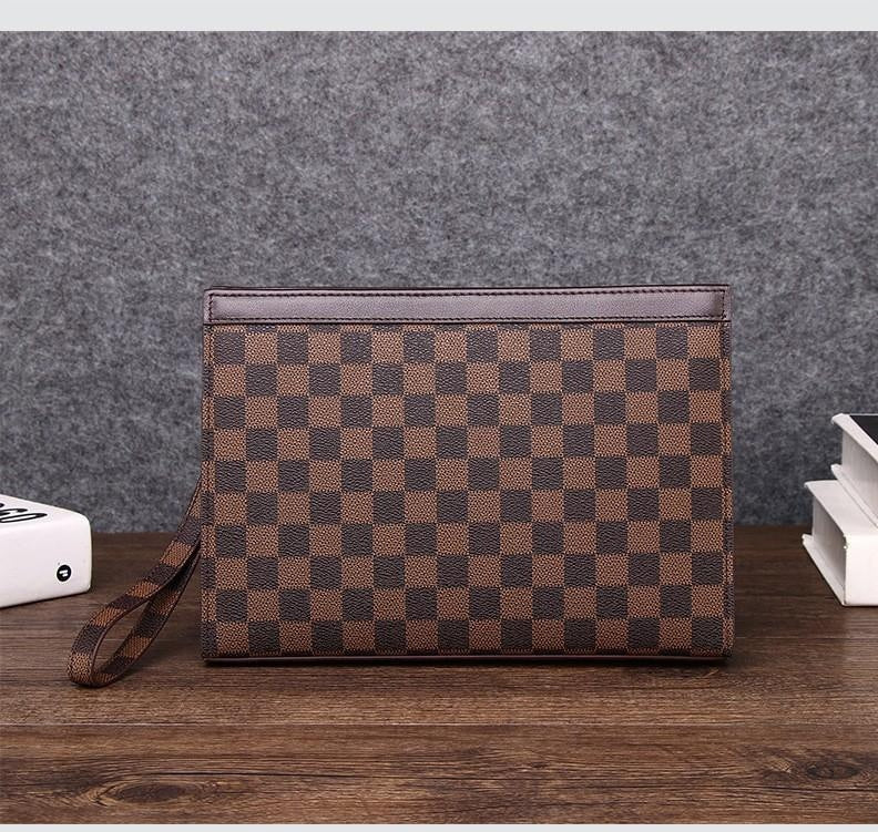 Genuine Leather Men's Envelope Clutch Bag