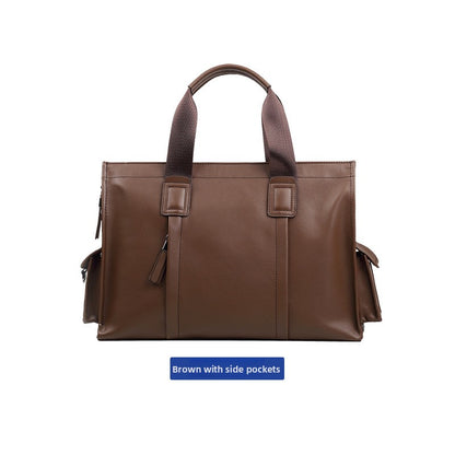 Genuine Leather Men's Handbag