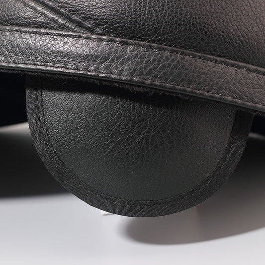 Genuine leather men's hat
