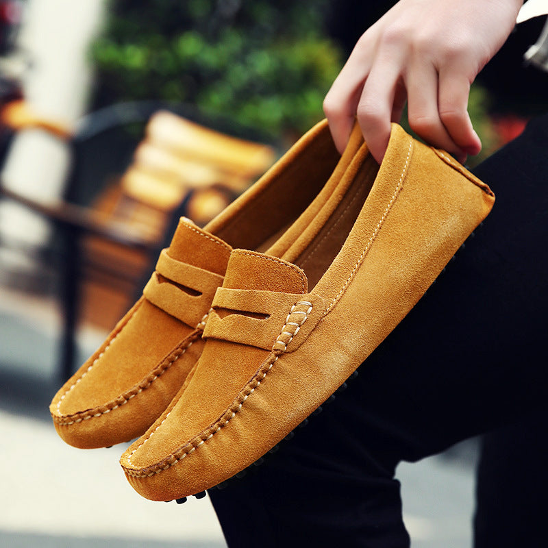 Genuine Leather Men's Loafers Driving Shoes