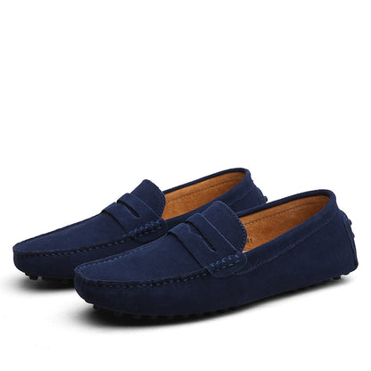 Genuine Leather Men's Loafers Driving Shoes