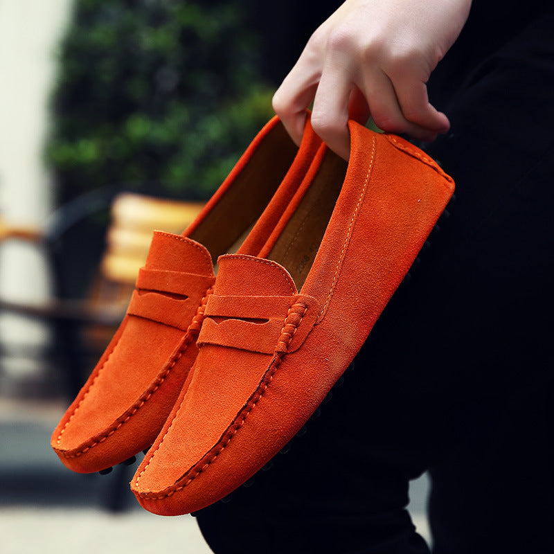 Genuine Leather Men's Loafers Driving Shoes