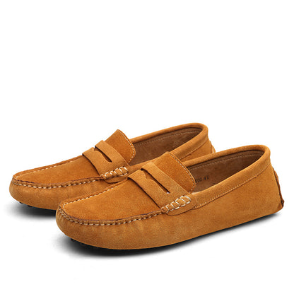 Genuine Leather Men's Loafers Driving Shoes