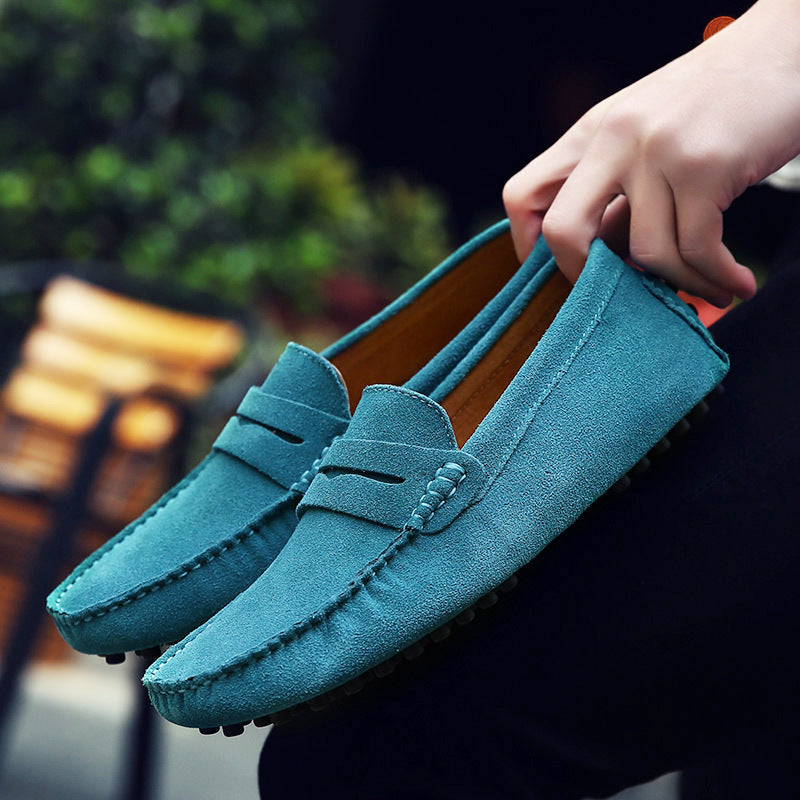 Genuine Leather Men's Loafers Driving Shoes