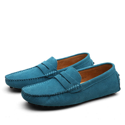 Genuine Leather Men's Loafers Driving Shoes
