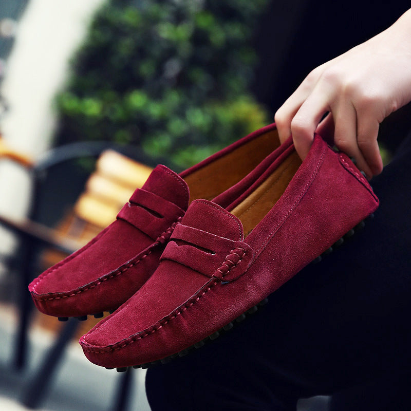 Genuine Leather Men's Loafers Driving Shoes