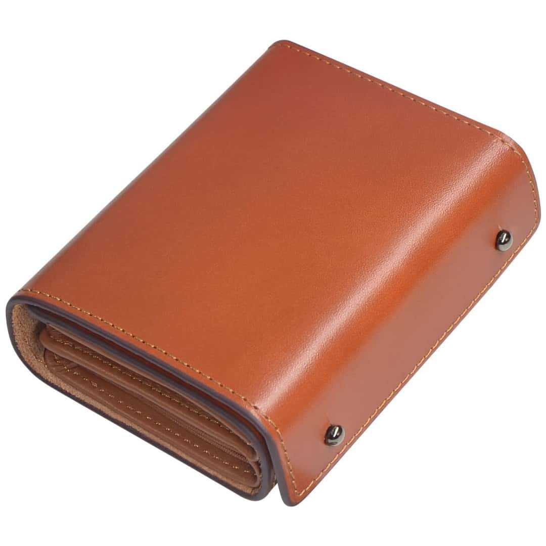 Genuine Leather Men's Short Wallet