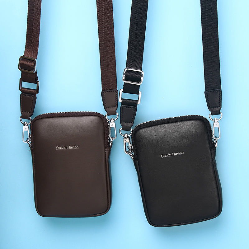 Genuine Leather Mens Shoulder Bag
