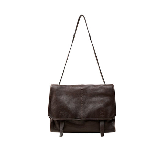 Genuine Leather Messenger Bag for Women