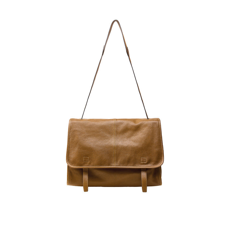 Genuine Leather Messenger Bag for Women