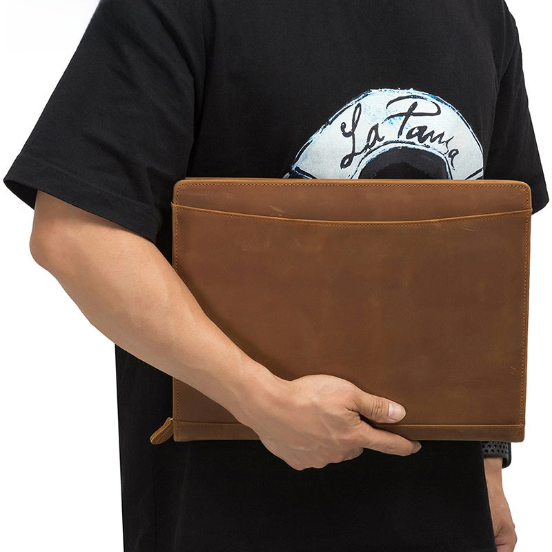 Genuine Leather Multifunctional Briefcase