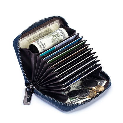 Genuine Leather Multifunctional Card Holder