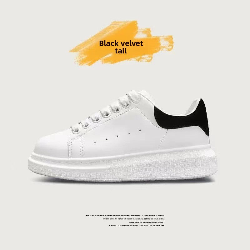 Genuine Leather Platform Sneakers