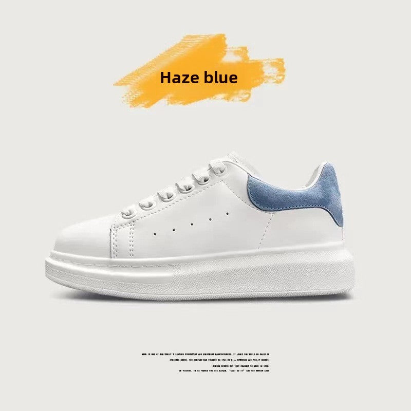 Genuine Leather Platform Sneakers