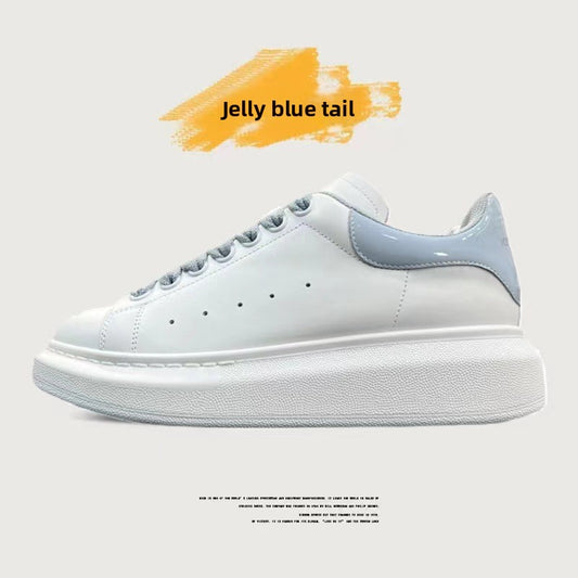 Genuine Leather Platform Sneakers