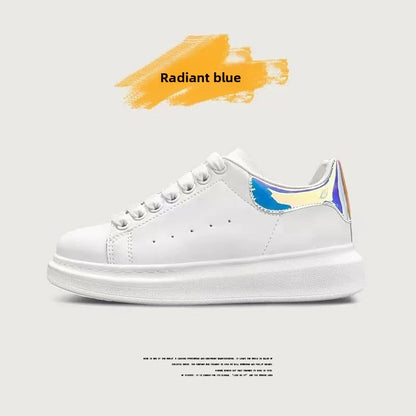 Genuine Leather Platform Sneakers