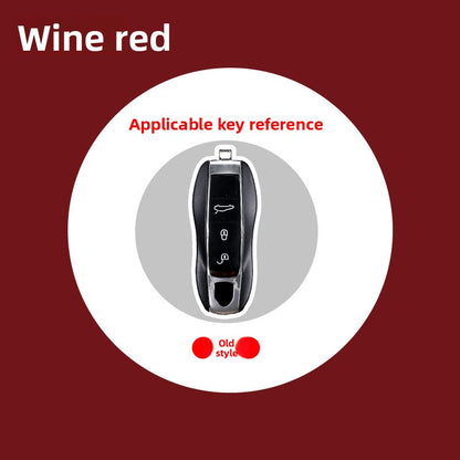 Genuine Leather Porsche Key Case