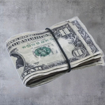 Genuine Leather Receipt Design Wallet