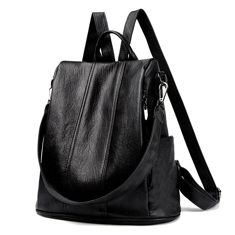 Genuine Leather Retro Backpack