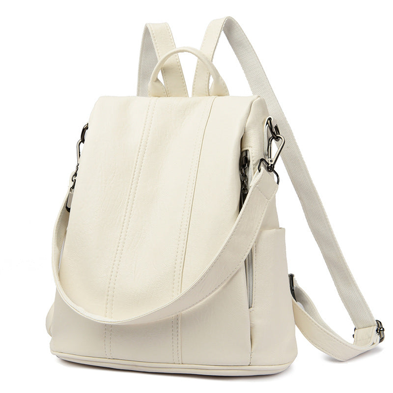 Genuine Leather Retro Backpack