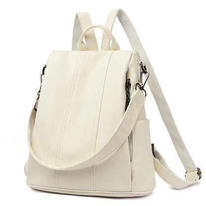 Genuine Leather Retro Backpack