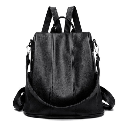 Genuine Leather Retro Backpack