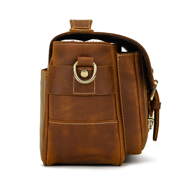 Genuine Leather Retro Camera Bag
