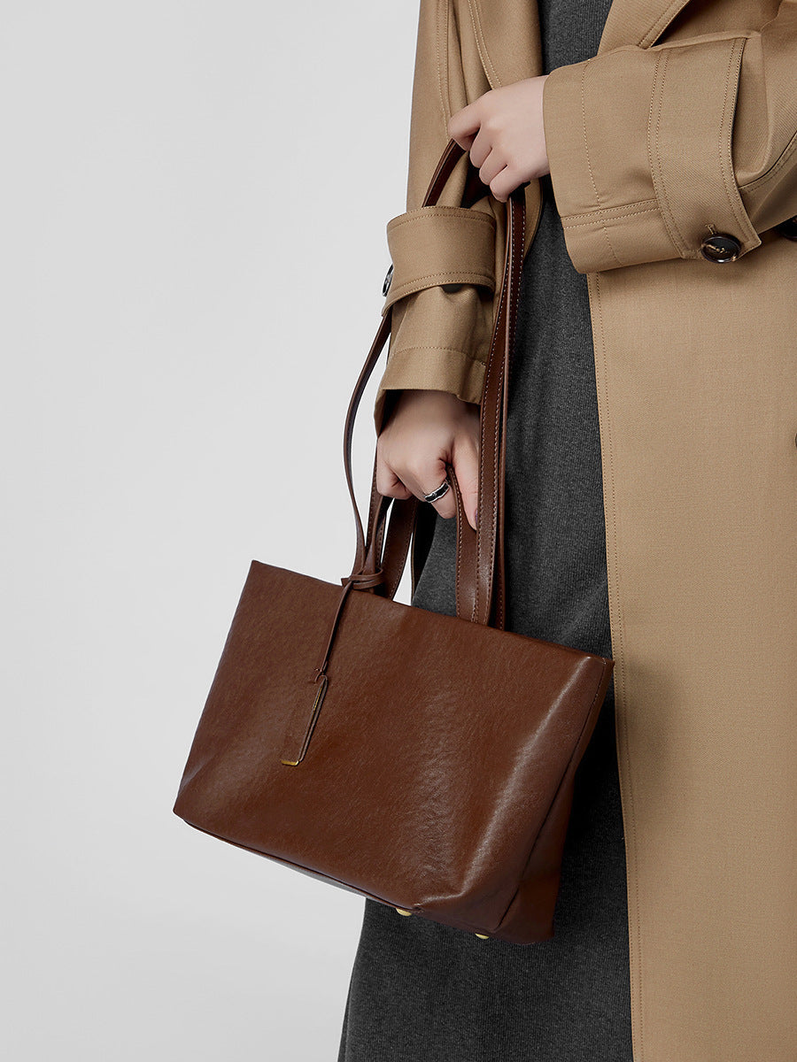 Genuine Leather Retro Shoulder Bag