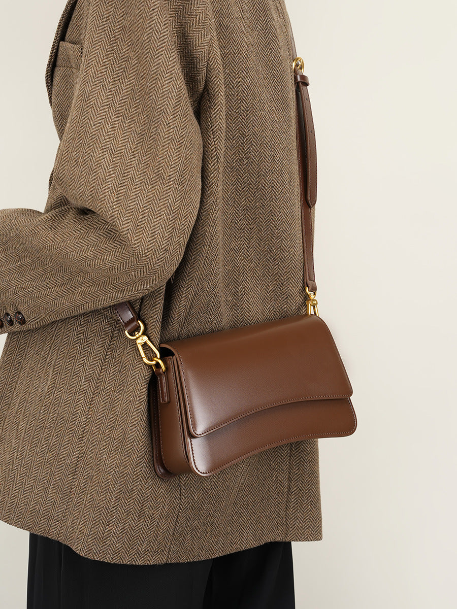 Genuine Leather Shoulder Crossbody Bag