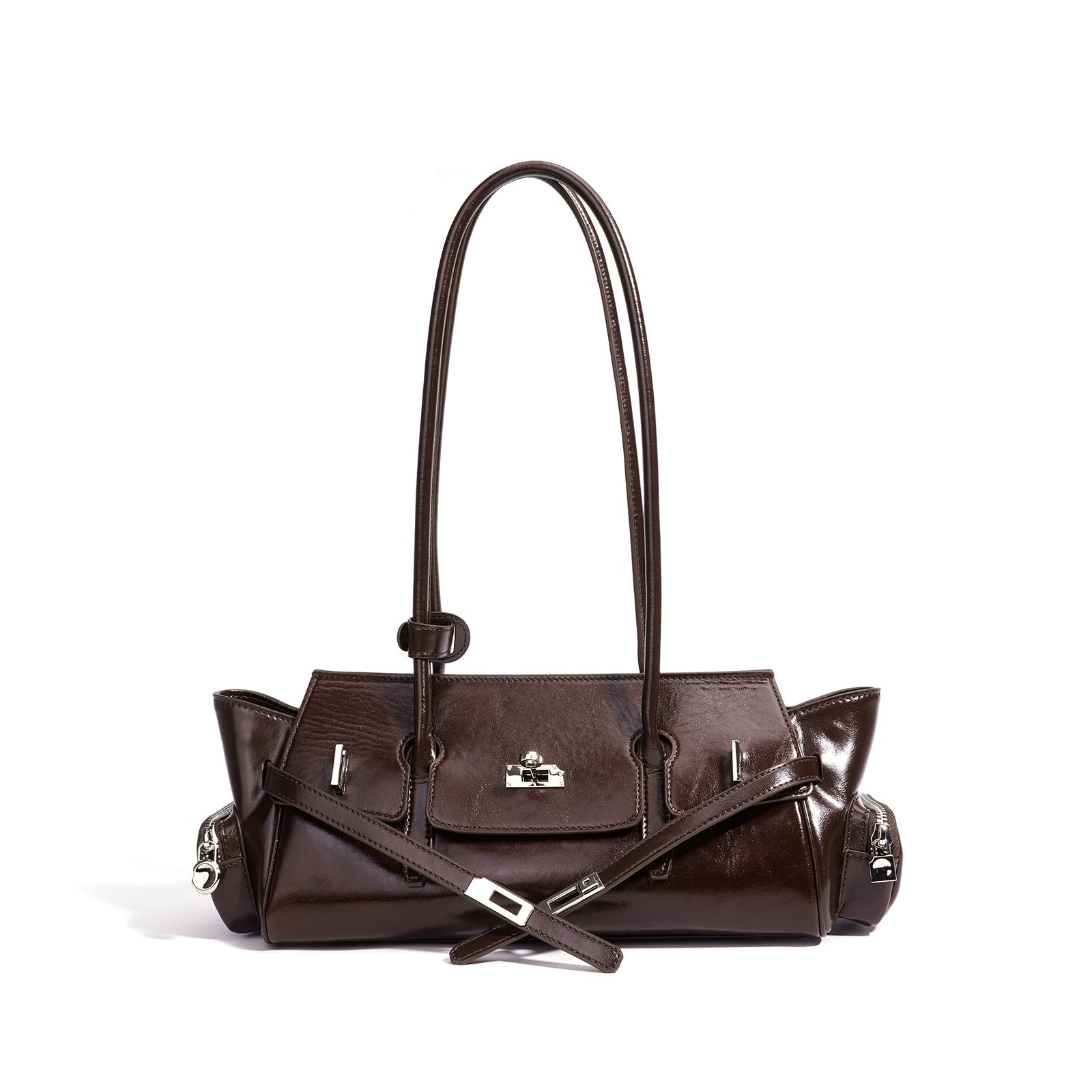 Genuine Leather Shoulder Handbag