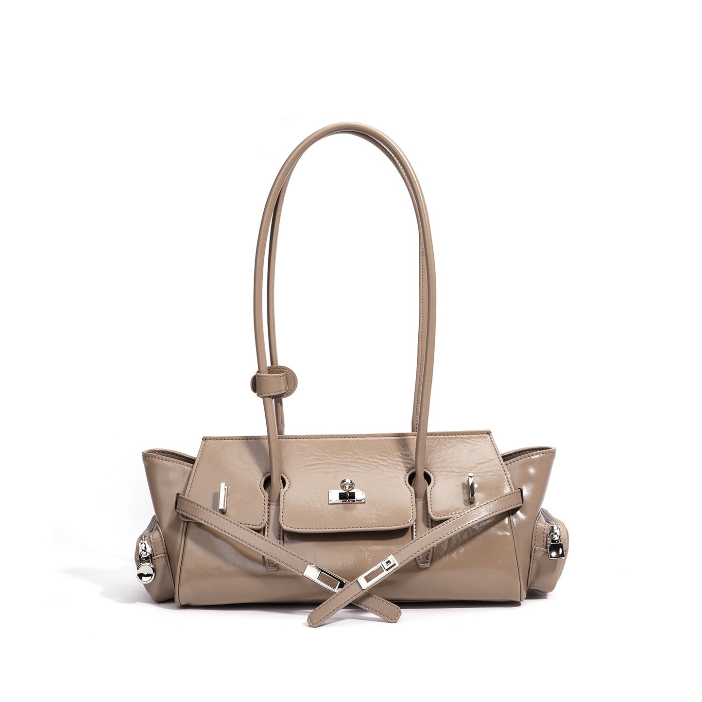 Genuine Leather Shoulder Handbag