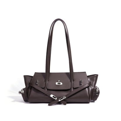 Genuine Leather Shoulder Handbag