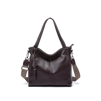 Genuine Leather Soft Shoulder Handbag