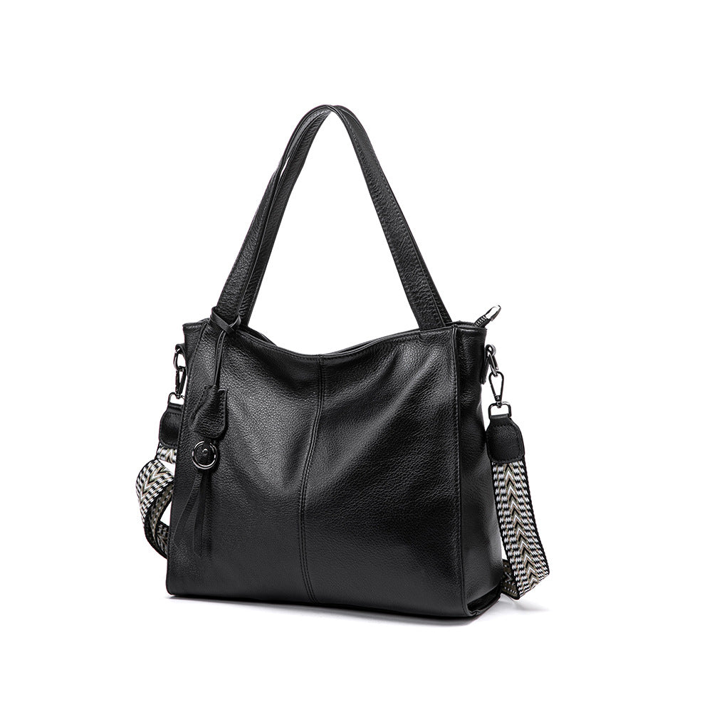 Genuine Leather Soft Shoulder Handbag