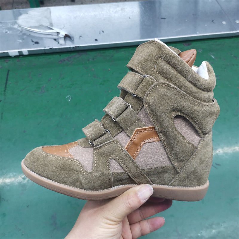 Genuine leather sports hiking shoes