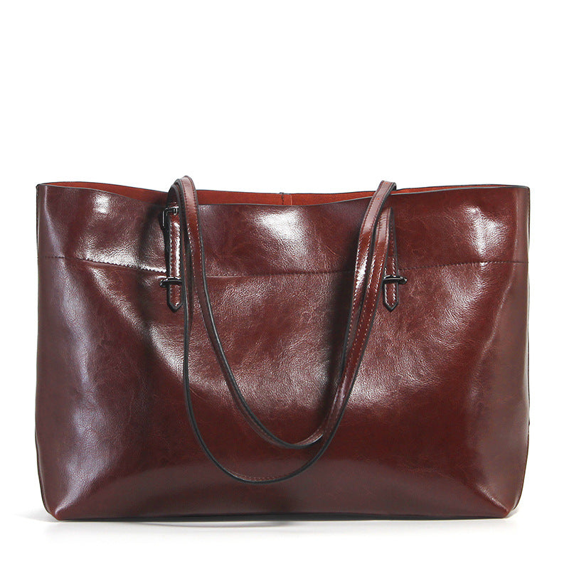 Genuine Leather Tote Bag for Women